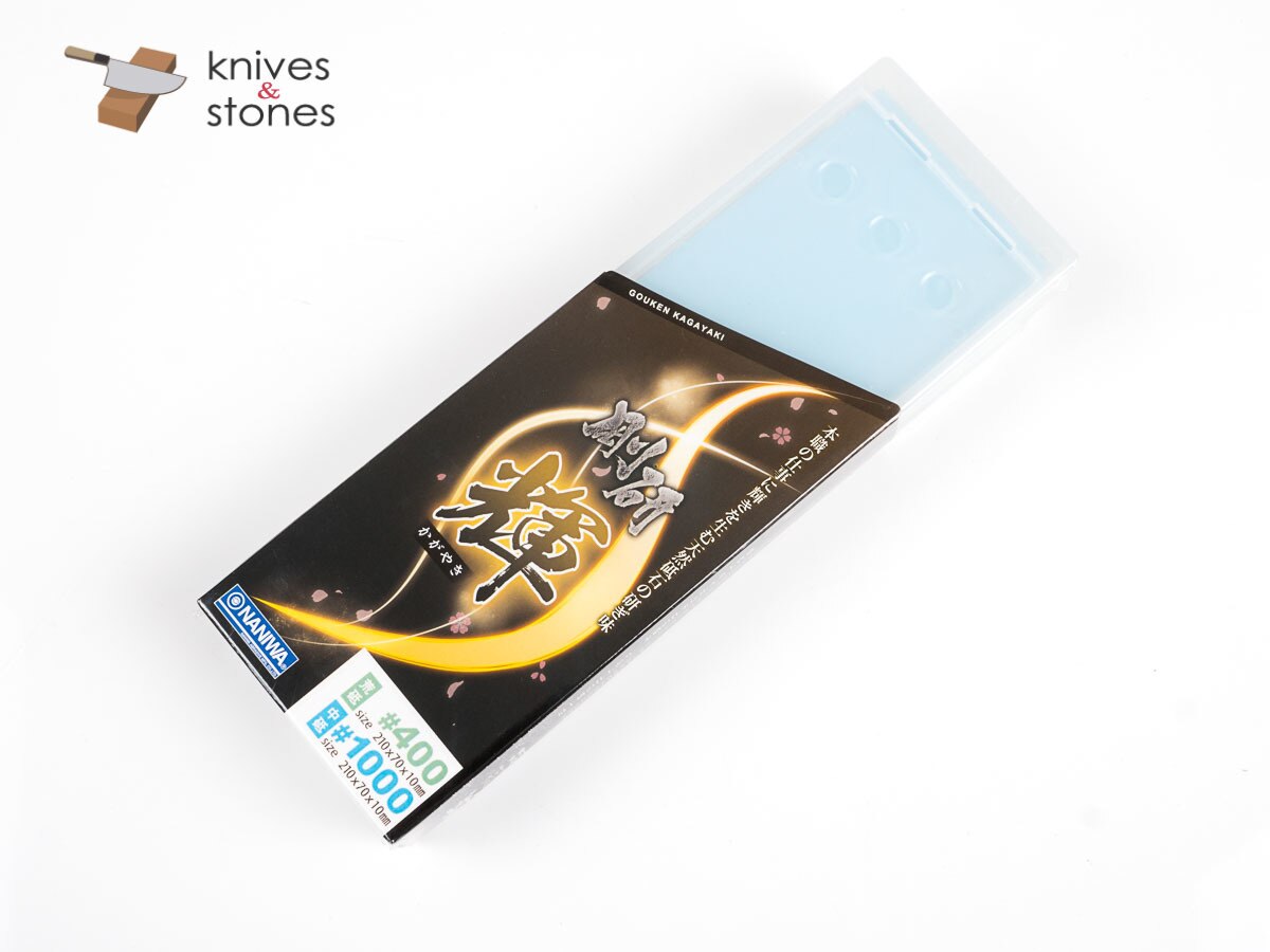 Naniwa Gouken Kagayaki 400 - 1000 粒度磨刀石