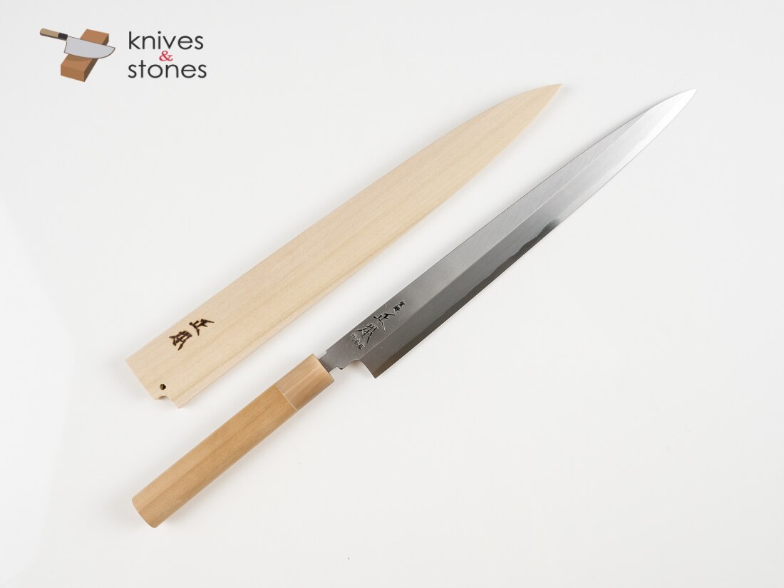 正本總本店KI(本霞白一)柳刃 330mm 附鞘