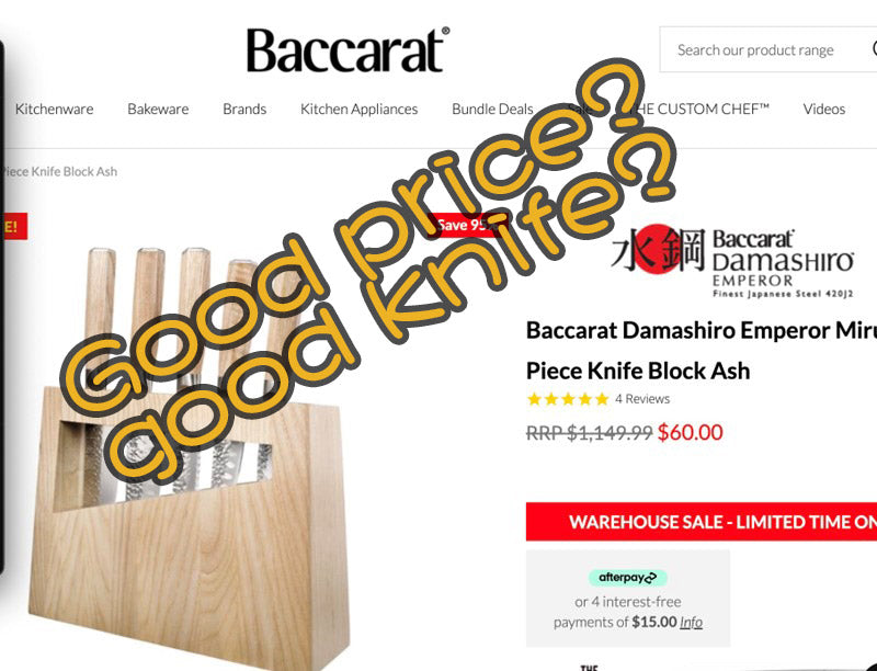 Rockwell Hardness a Key Element of Buying Kitchen Knives K&S Sydney