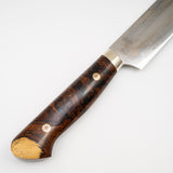 Yoshikazu Ikeda White 3 Honyaki Sakimaru Sujihiki 330mm Wave Hamon Ironwood Handle SP1