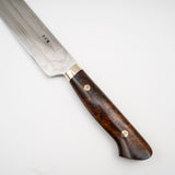 Yoshikazu Ikeda White 3 Honyaki Sakimaru Sujihiki 330mm Wave Hamon Ironwood Handle SP1