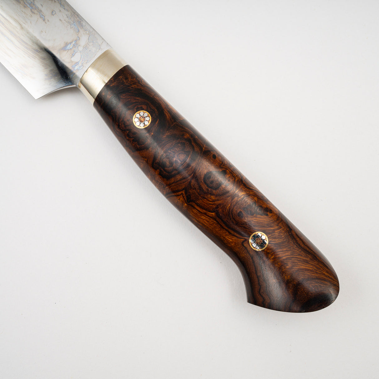 Yoshikazu Ikeda White 3 Honyaki Sakimaru Sujihiki 330mm Wave Hamon Ironwood Handle SP1