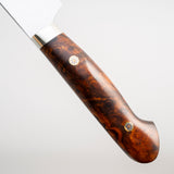 Yoshikazu Ikeda White 3 Honyaki Sakimaru Sujihiki 270mm Wave Hamon Ironwood Handle SP1