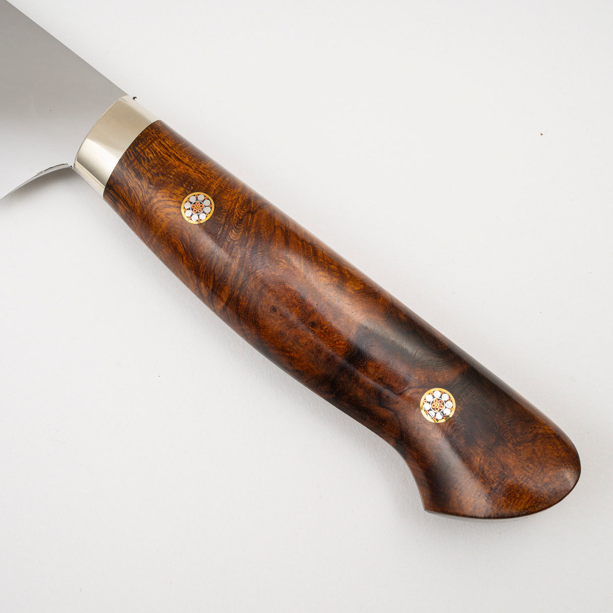 Yoshikazu Ikeda White 3 Honyaki Sakimaru Sujihiki 300mm Wave Hamon Ironwood Handle SP1