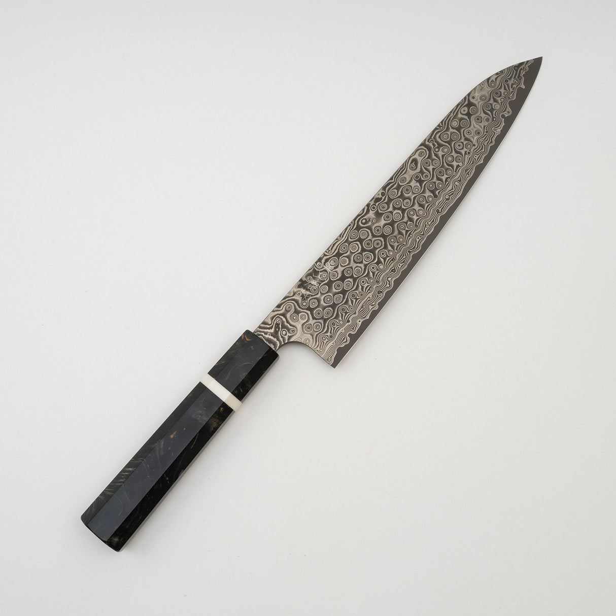 Nigara Anmon SG2 Raindrop Damascus Gyuto 240mm