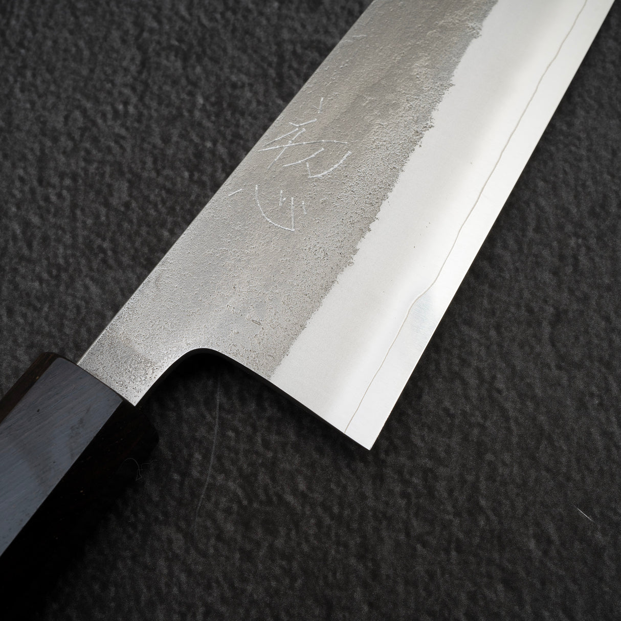 Hatsuokokoro by Yoshikane SKD Nashiji Gyuto 210mm Ebony Handle