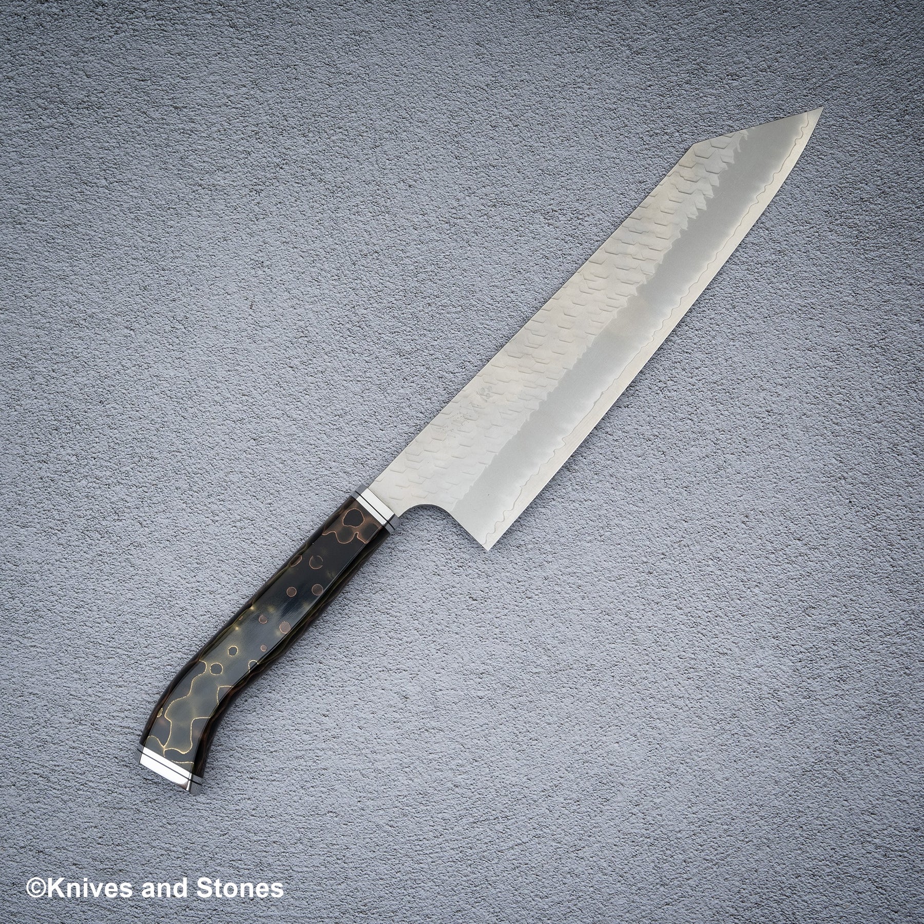 Copper Mesh Resin Western WA Japanese knife handle