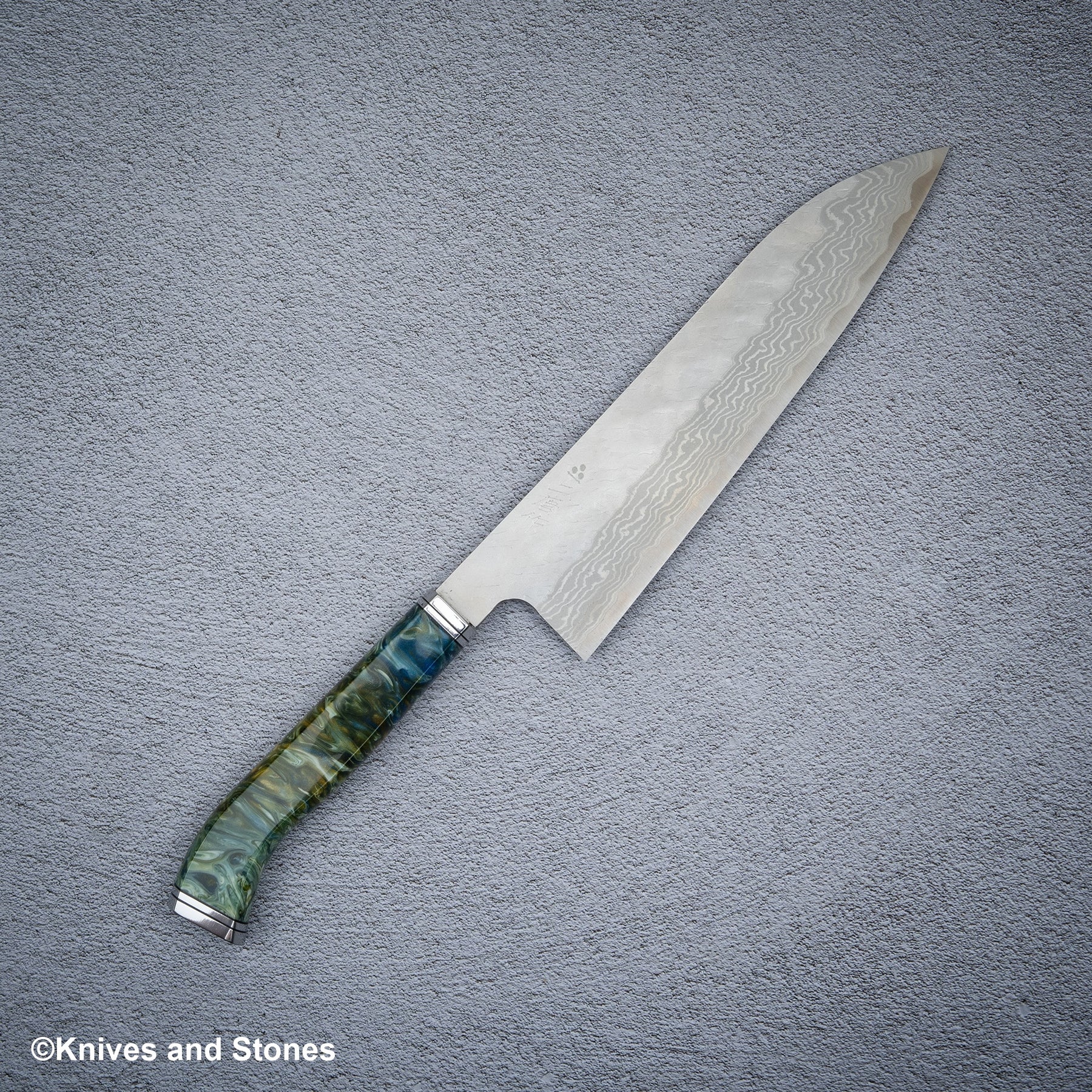 Nenox Cosmic Swirl Dual Ferrule  Japanese knife handle