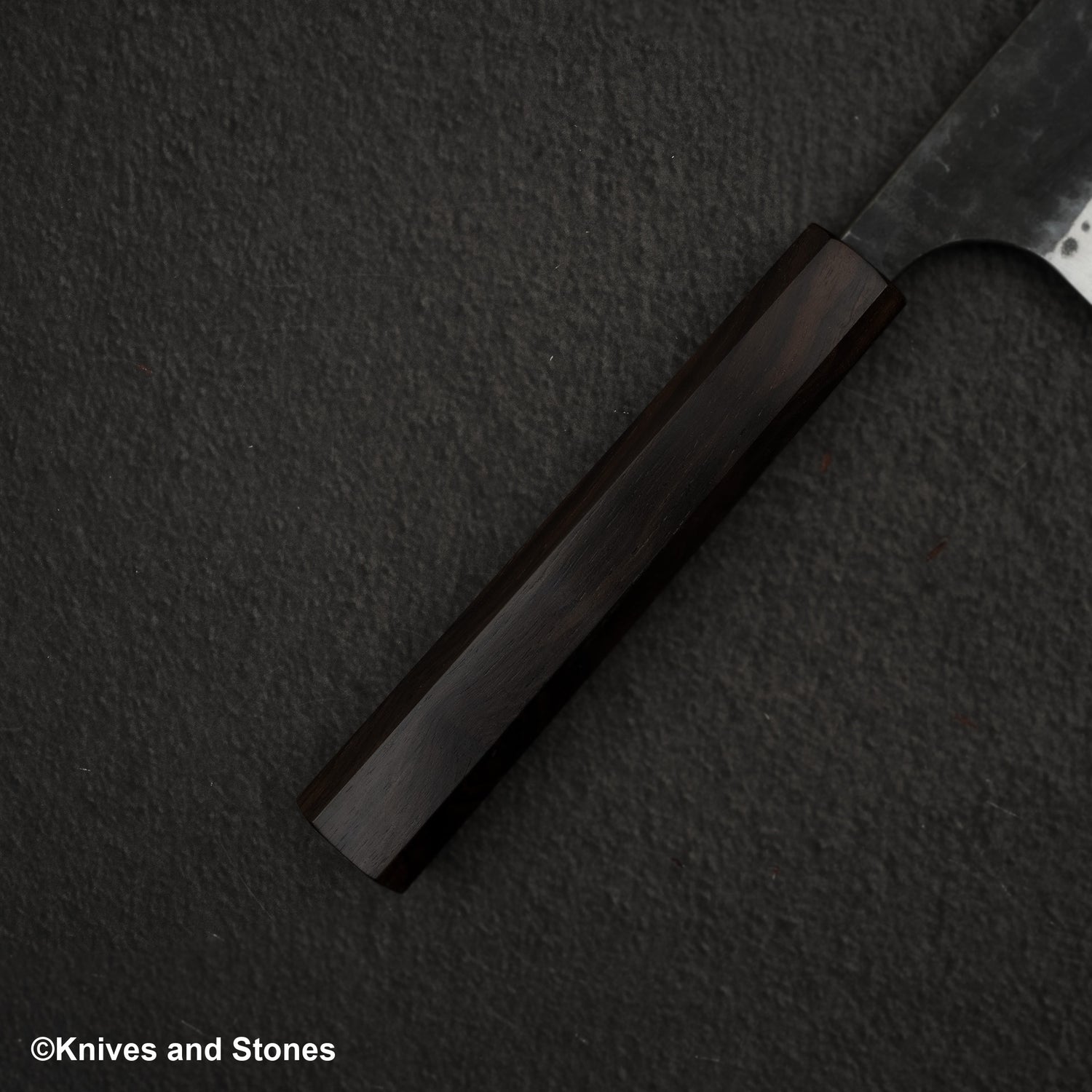 安立青紙超級槌目黑打牛刀210mm不鏽鋼夾層