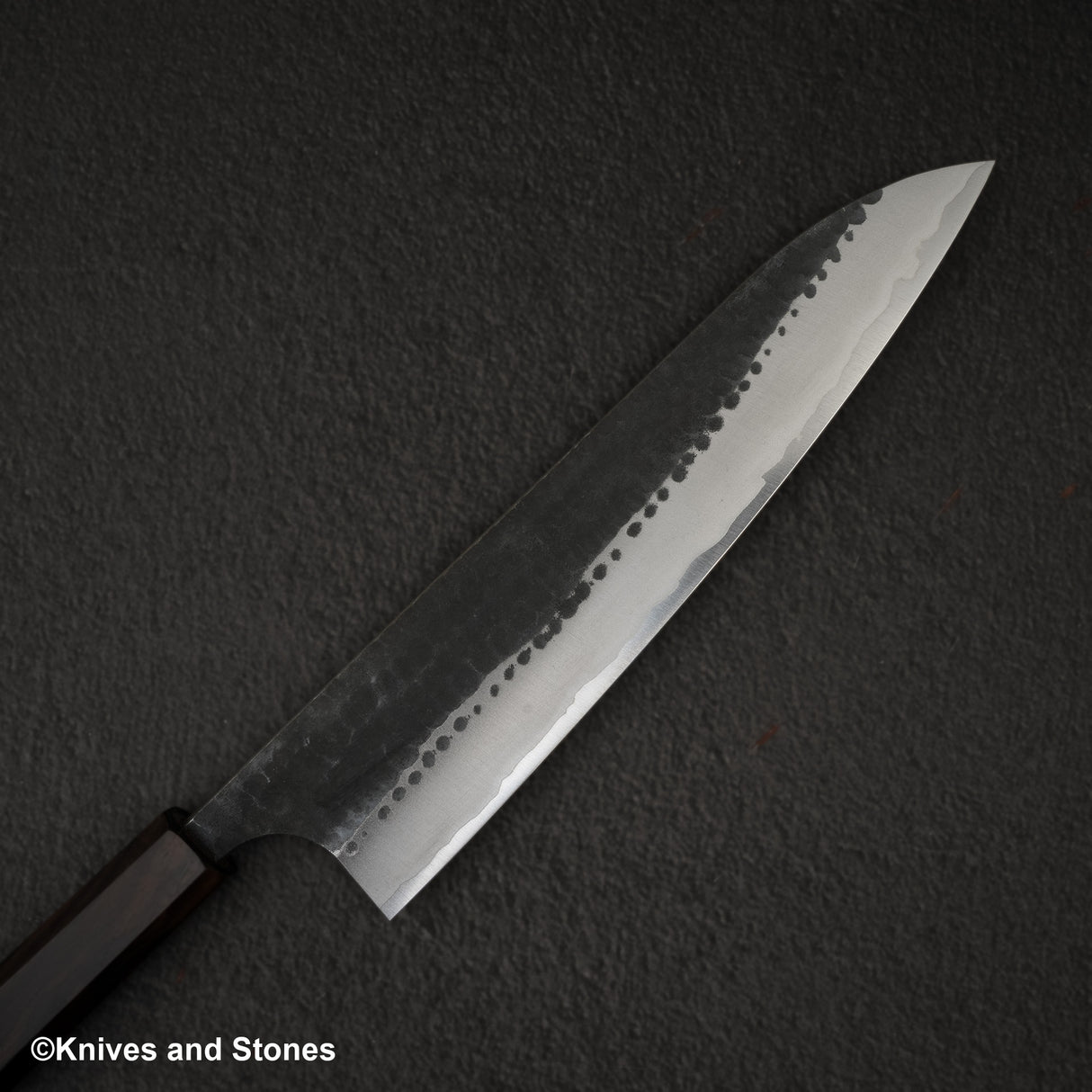 Anryu Aogami Super Tsuchime Kurouchi Gyuto 210mm Stainless Clad