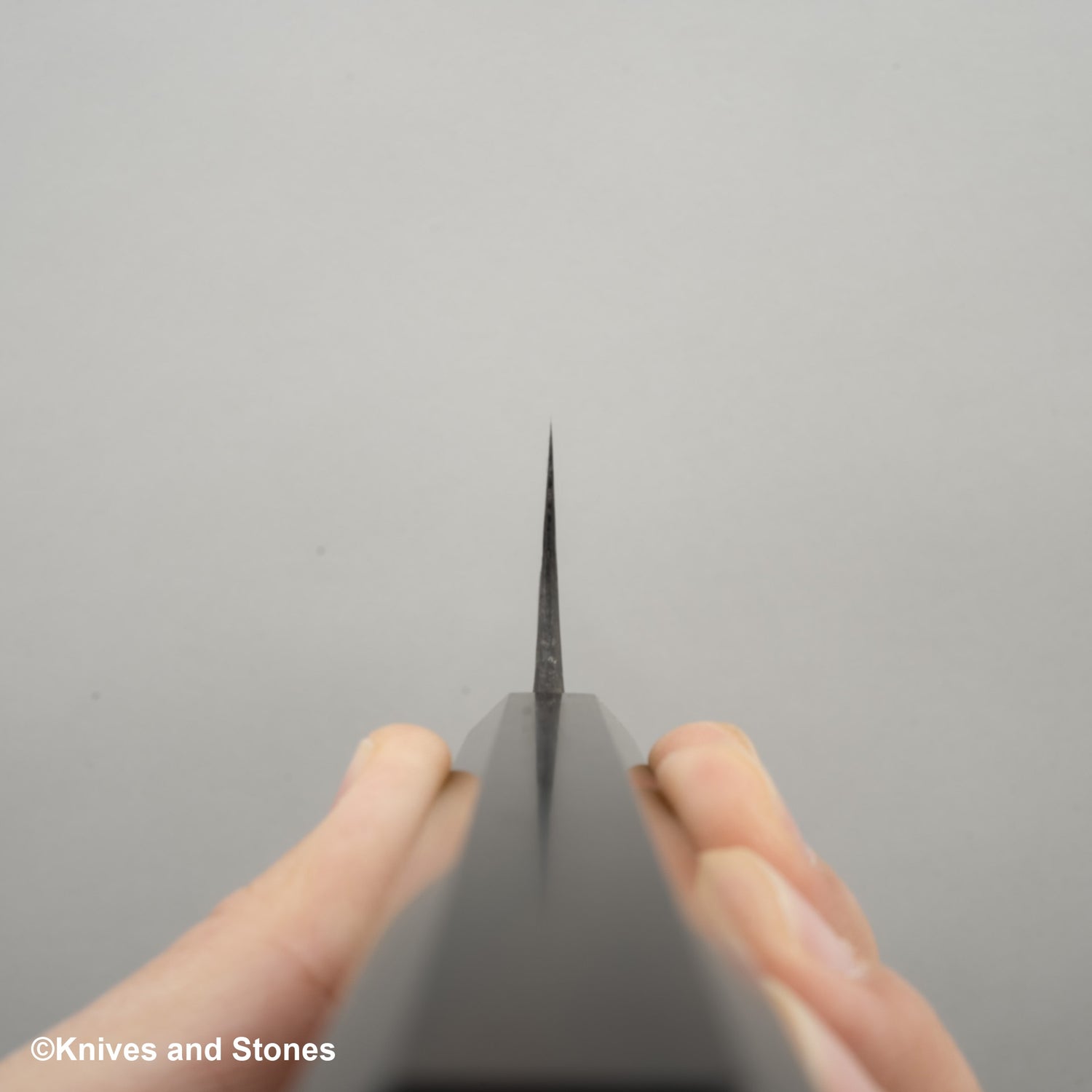 安立青紙超級槌目黑打牛刀210mm不鏽鋼夾層