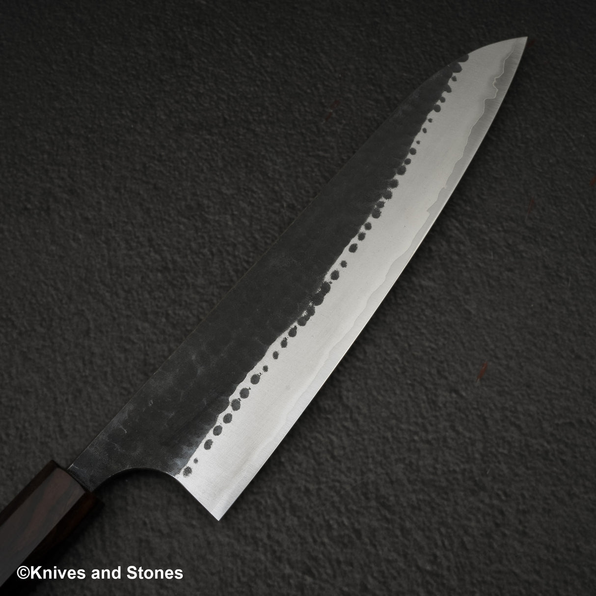 Anryu Aogami Super Tsuchime Kurouchi Gyuto 210mm Stainless Clad