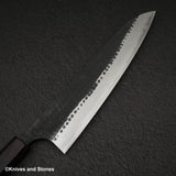 Anryu Aogami Super Tsuchime Kurouchi Gyuto 210mm Stainless Clad