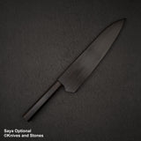 Anryu Aogami Super Tsuchime Kurouchi Gyuto 210mm Stainless Clad