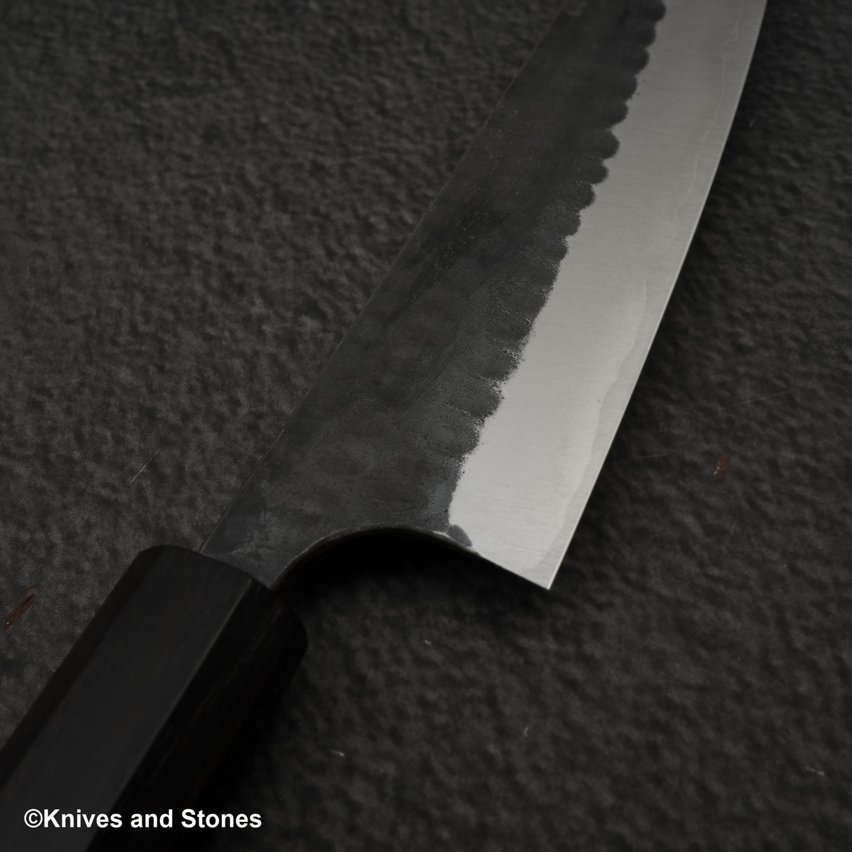 Anryu Aogami Super Tsuchime Kurouchi Petty 150mm Stainless Clad