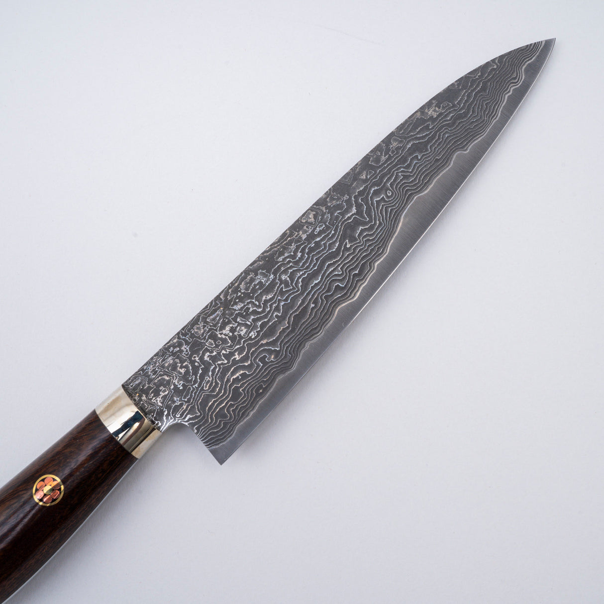 Tanaka R2 Black Damascus Ironwood Petty 135mm