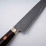 Tanaka R2 Black Damascus Ironwood Petty 135mm