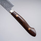 Tanaka R2 Black Damascus Ironwood Petty 135mm