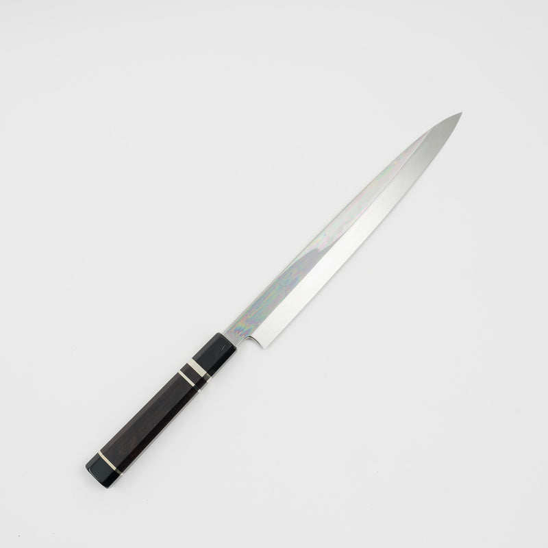 Nakagawa White Steel Honyaki Yanagiba 270mm Mirror Polish