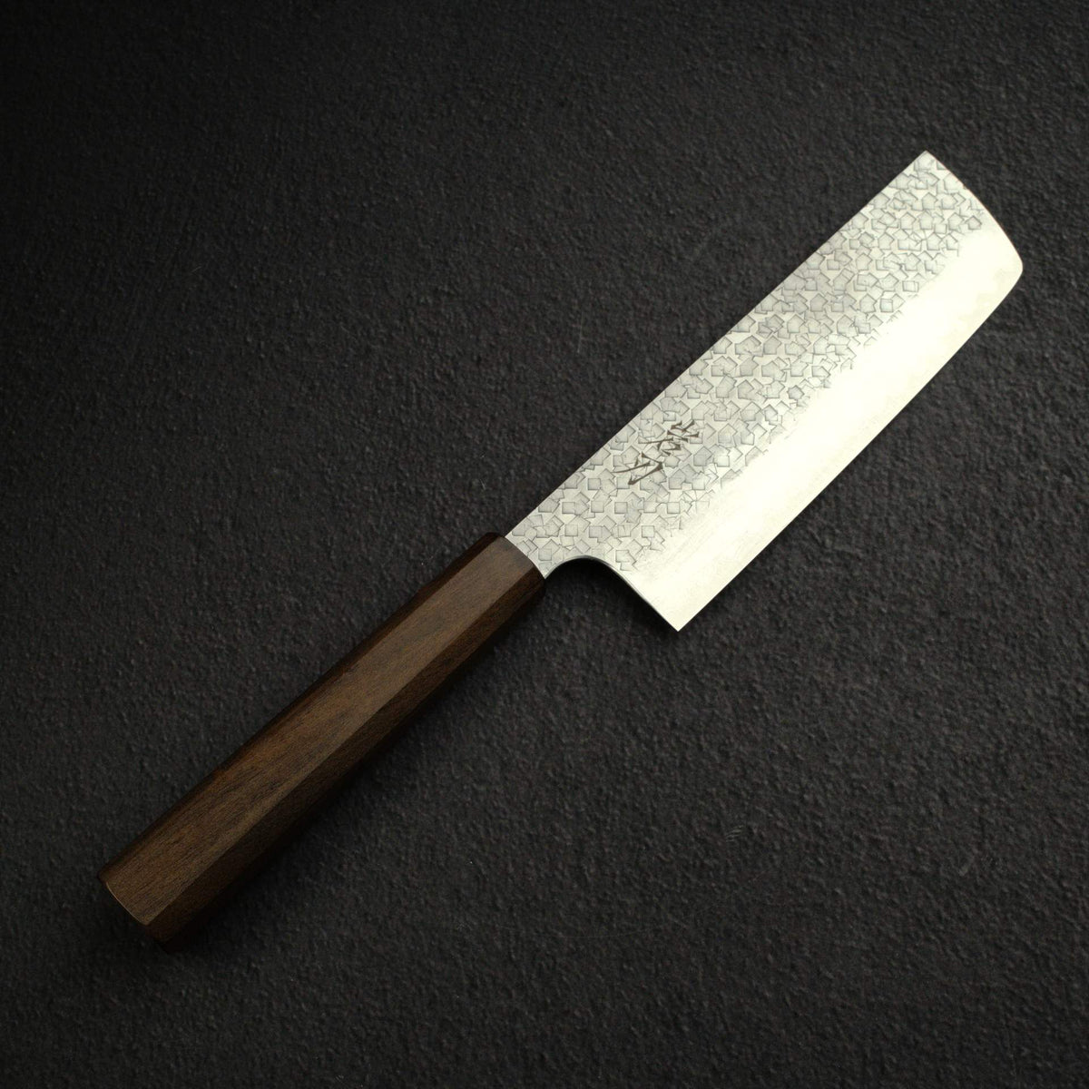 K&S Arare SG2 Nakiri 165mm by Iron Clad, Black Charcate Handle