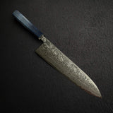 Shiro Kamo Suminagashi SG2 Damascus Gyuto 240mm, Stabilized Curly Maple Handle