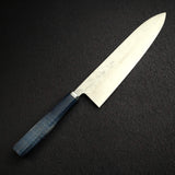 Shiro Kamo Suminagashi SG2 Damascus Gyuto 240mm, Stabilized Curly Maple Handle