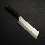 Nigara SPG STRIX Tsuchime Damascus 170mm Nakiri, Ebony Handle