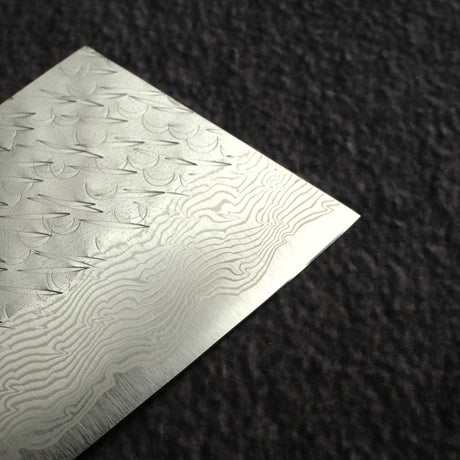 Nigara SPG STRIX Tsuchime Damascus 170mm Nakiri, Ebony Handle