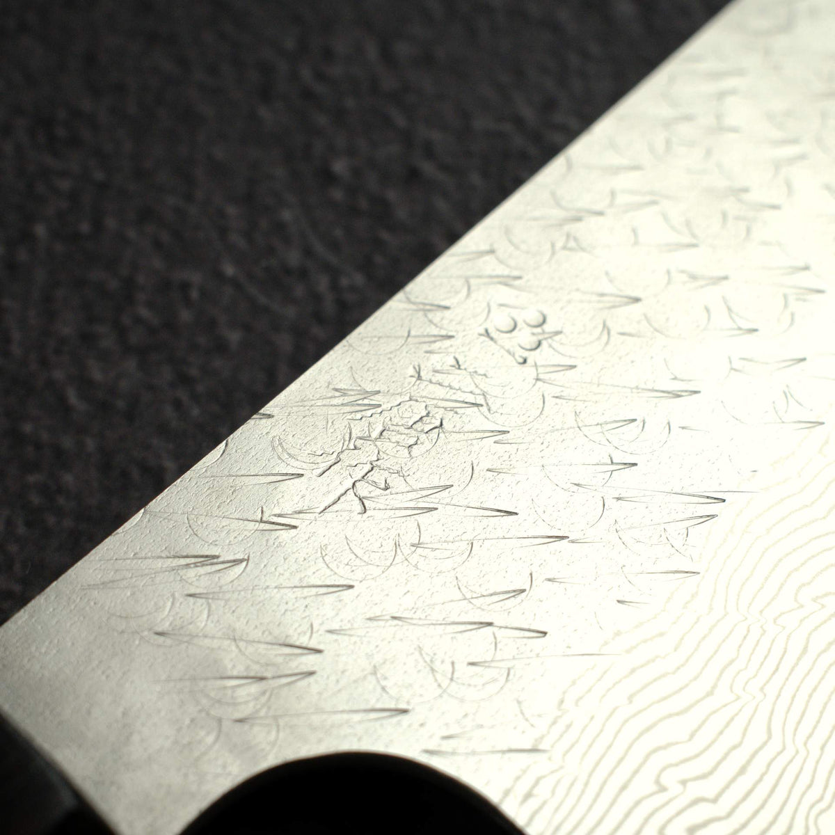 Nigara SPG STRIX Tsuchime Damascus 170mm Nakiri, Ebony Handle