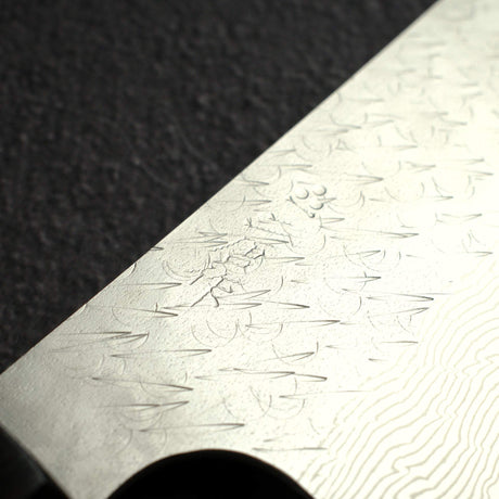 Nigara SPG STRIX Tsuchime Damascus 170mm Nakiri, Ebony Handle