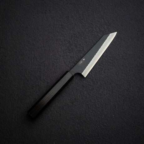 Nigara SG2 KU Double-bevel Honesuki 150mm (Boning Knife) Tsuchime Ebony
