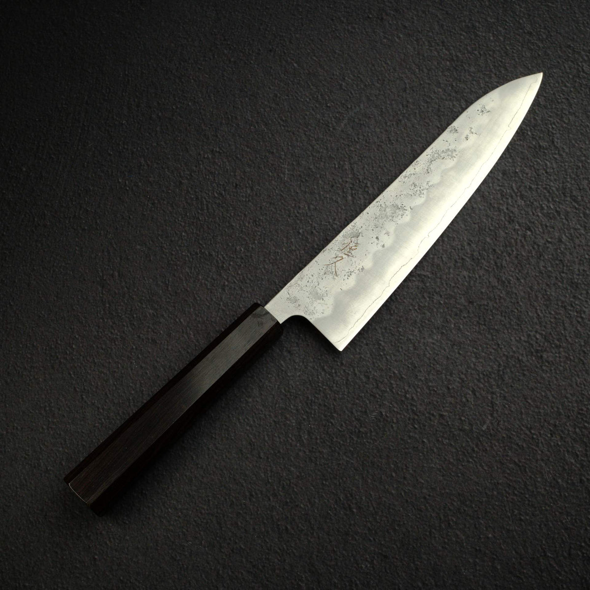Tsunehisa Ginsan Nashiji Gyuto 210mm Ebony Handle
