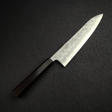Tsunehisa Ginsan Nashiji Gyuto 210mm Ebony Handle
