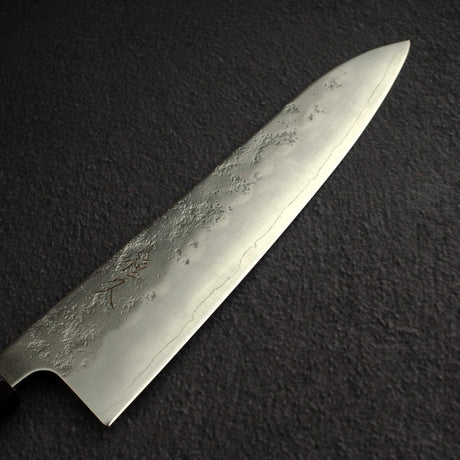 Tsunehisa Ginsan Nashiji Gyuto 210mm Ebony Handle
