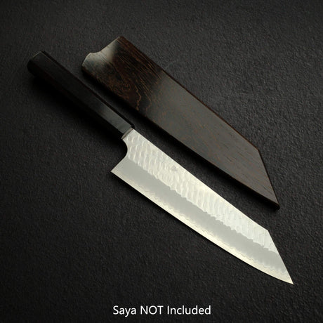 Nigara SG2 Tsuchime Matt Migaki K-tip Gyuto 210mm Ebony