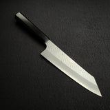 Nigara SG2 Tsuchime Matt Migaki K-tip Gyuto 210mm Ebony