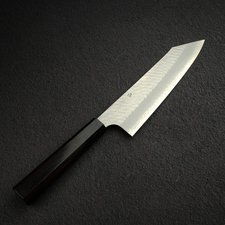 Nigara SG2 Tsuchime Matt Migaki K-tip Gyuto 210mm Ebony