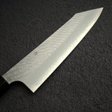Nigara SG2 Tsuchime Matt Migaki K-tip Gyuto 210mm Ebony