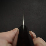 Nigara SG2 Tsuchime Matt Migaki K-tip Gyuto 210mm Ebony