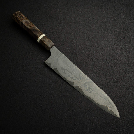 Hatsukokoro x Nigara VG XEOS Kurozome Damascus Gyuto 240mm  w/ Saya
