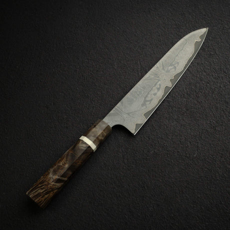 Hatsukokoro x Nigara VG XEOS Kurozome Damascus Gyuto 240mm  w/ Saya
