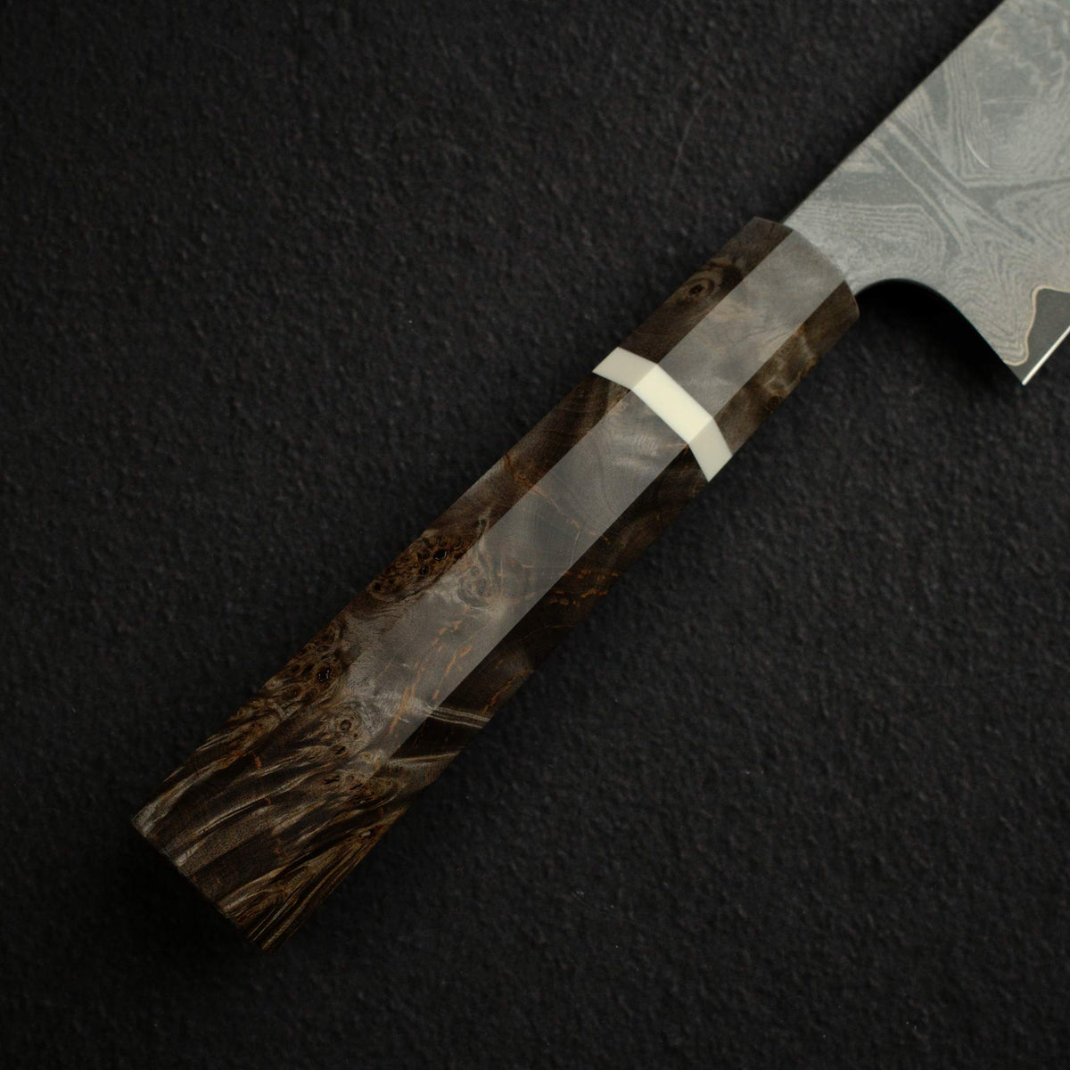 Hatsukokoro x Nigara VG XEOS Kurozome Damascus Gyuto 240mm  w/ Saya