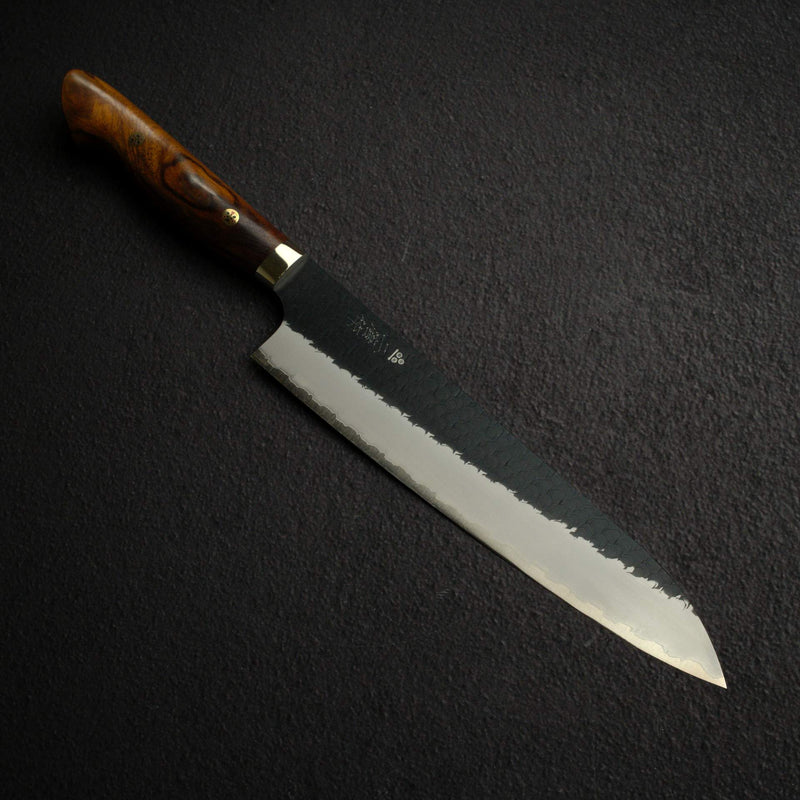 Nigara SG2 Kurouchi Tsuchime Gyuto 240mm Western Ironwood