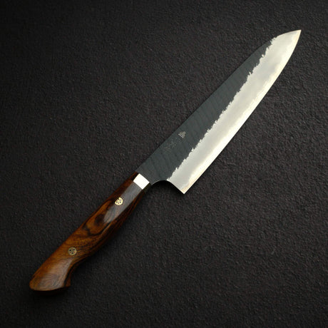 Nigara SG2 Kurouchi Tsuchime Gyuto 240mm Western Ironwood