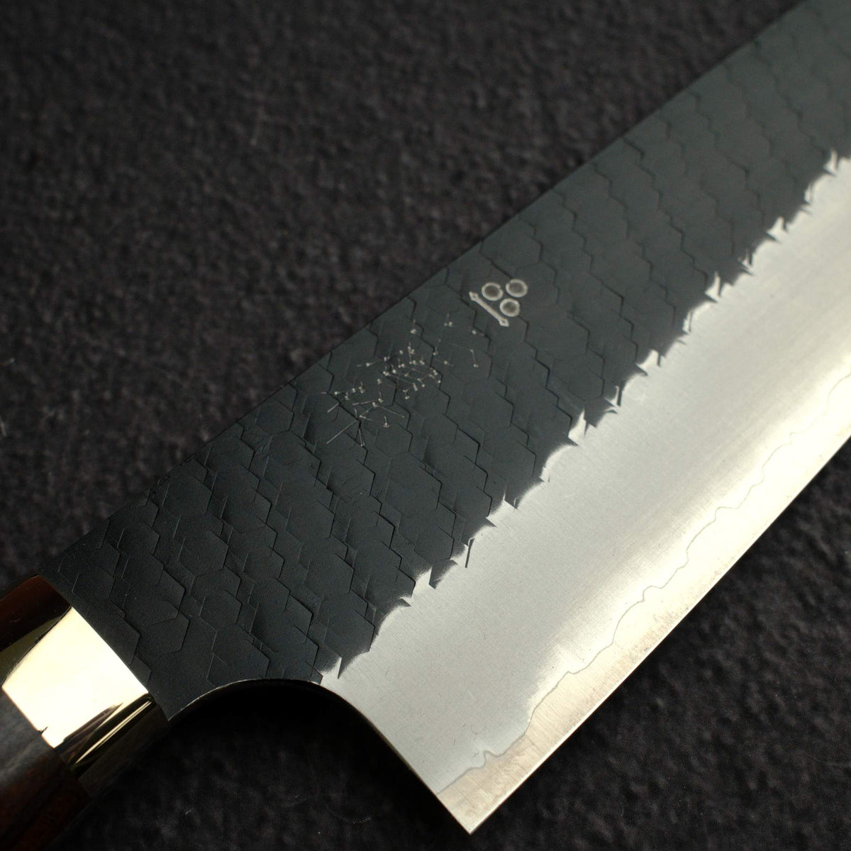 Nigara SG2 Kurouchi Tsuchime Gyuto 240mm Western Ironwood
