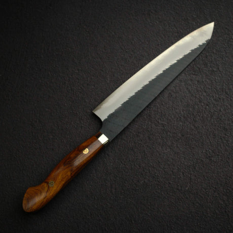 Nigara SG2 Kurouchi Tsuchime Gyuto 240mm Western Ironwood