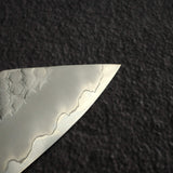 Nigara SG2 Tsuchime Matt Migaki Bunka 180mm Western Maple Burl