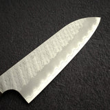 Nigara SG2 Tsuchime Matt Migaki Santoku 180mm Western Maple Burl