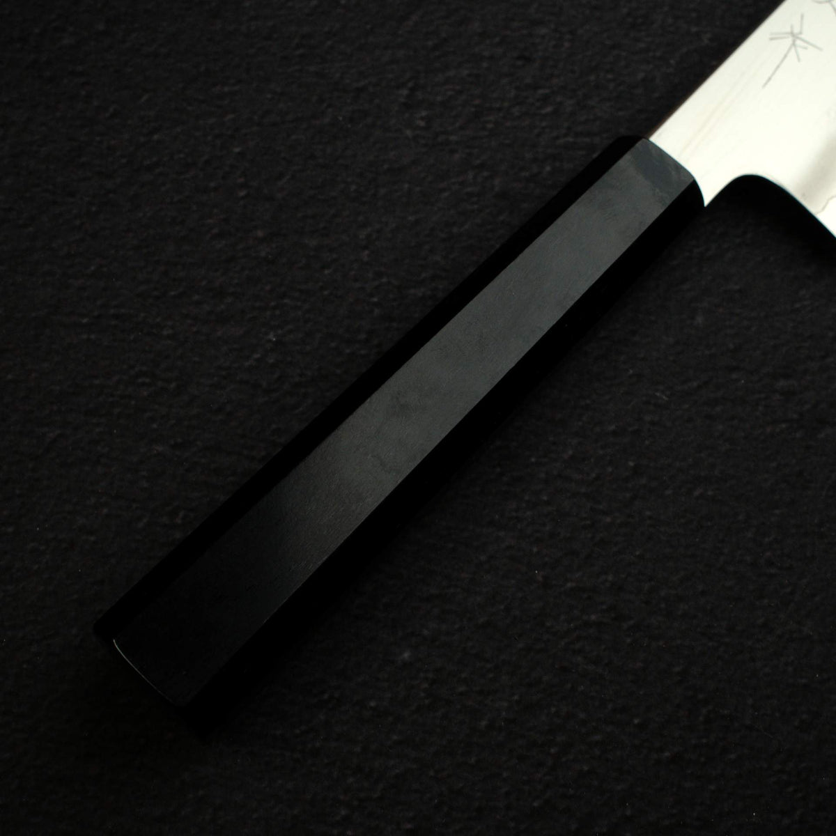 Tetsujin Ginsan Ukiba K-tip Gyuto 210mm Ebony Handle