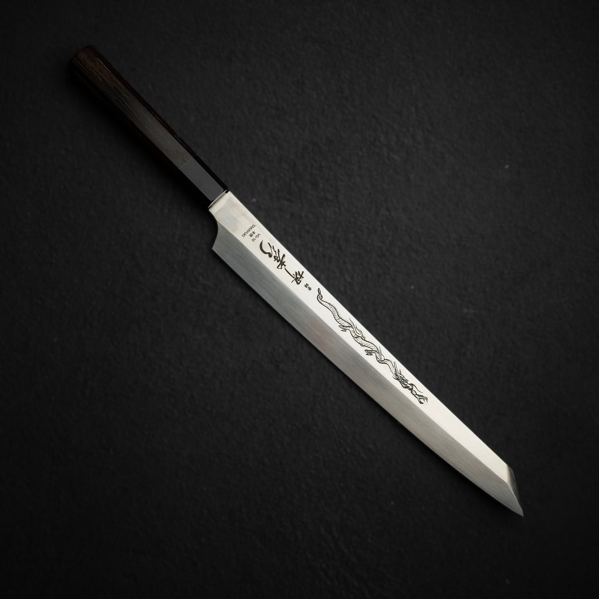 Takayuki Hienn VG10 Honyaki - Kensaki K-tip Yanagiba 300mm with Saya